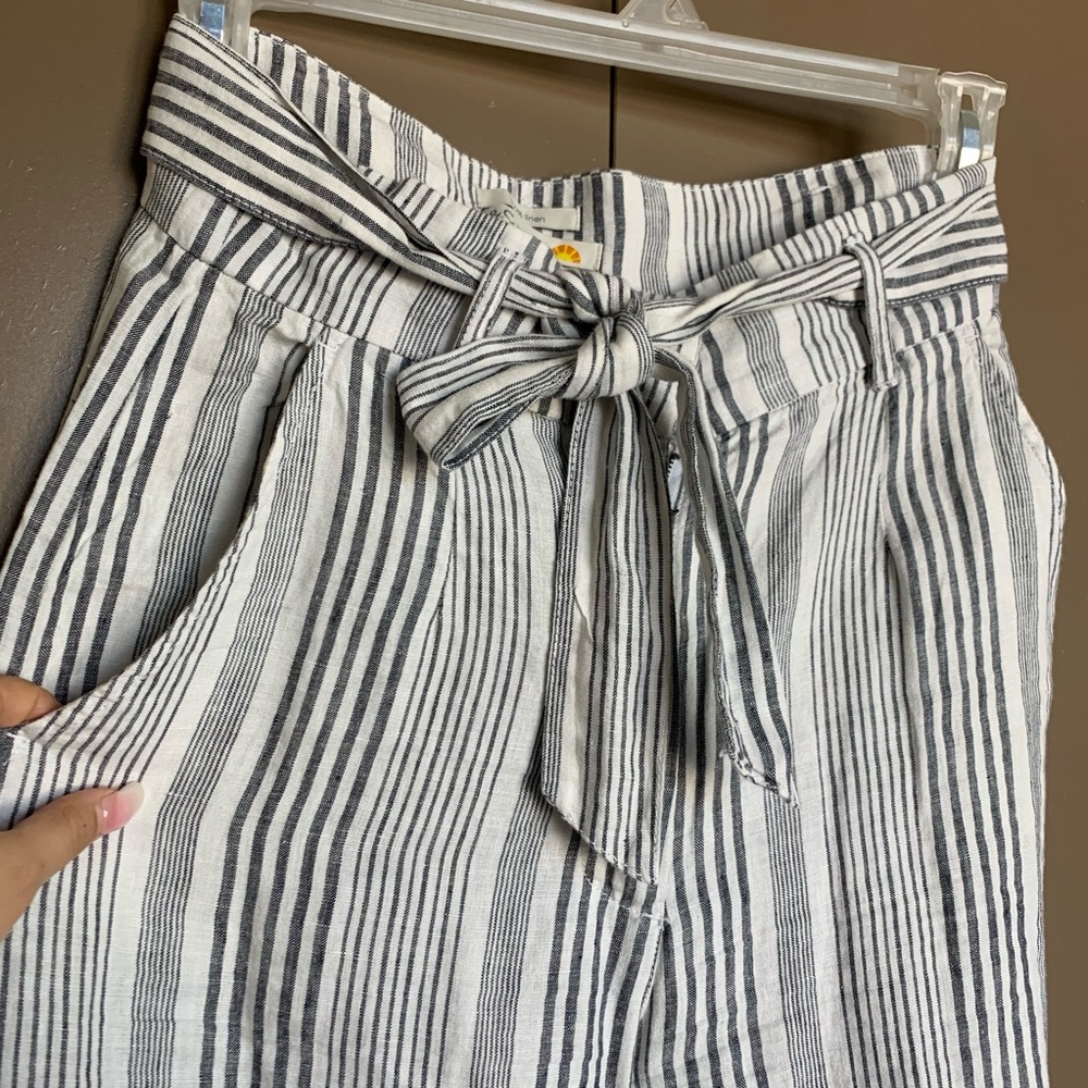 🔥 LINEN WIDE LEG PANTS | Sz 4